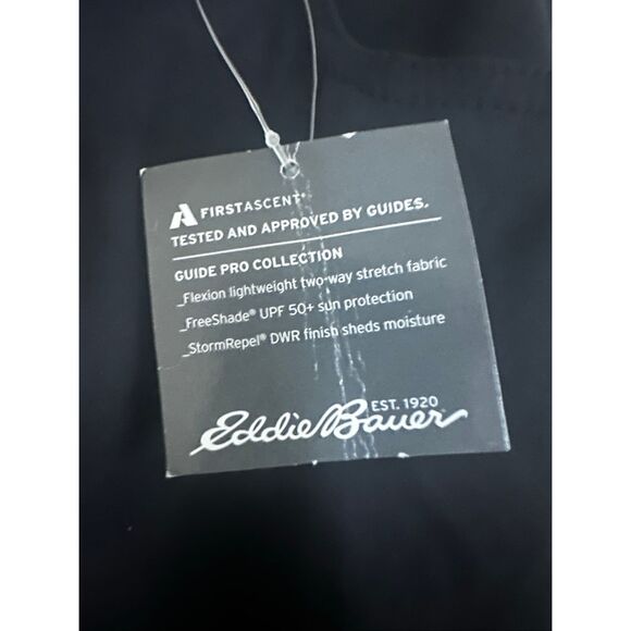 Eddie Bauer Women's Guide Pro Pants black size 6 hiking pants lightweight packab - Picture 5 of 6